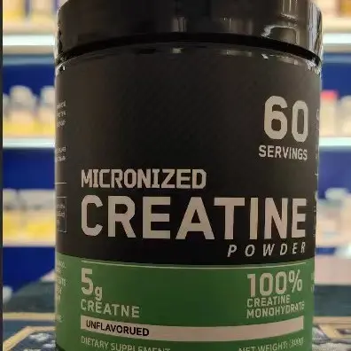 Creatine Monohydrate Powder 300g, Pre-Workout Supplement - 3