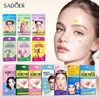 SADOER Tranexamsäure-Pickelpflaster, Stern- und Hasen-Motive