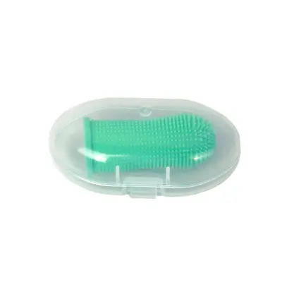 Pet tooth cleaning kit, finger brush and wipes - 12