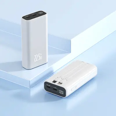 Superblitzschnelles Schnellladepaket 2-Zellen 21700 mobile Powerbank-Set, kabelgebundenes Powerbank-Gehäuseset Batteriebox mit PD. - 10