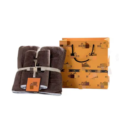 Coral fleece towel set 2-piece quick-dry absorbent towels - 6