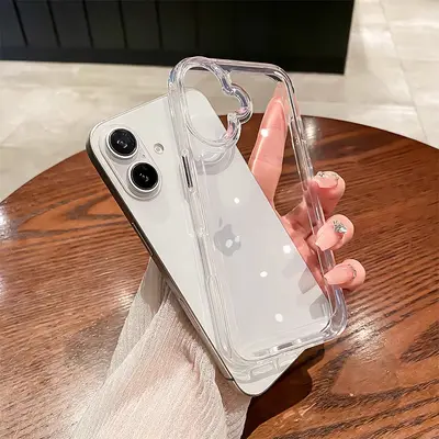 iPhone 17 Pro Max clear acrylic case, non-yellowing, drop-resistant