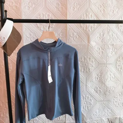 Women's Yoga Jacket, Long Sleeve, Slim Fit, Stand Collar - 5