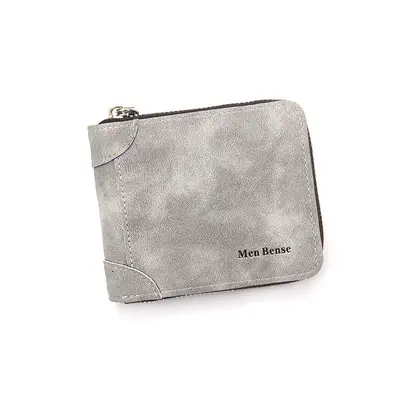Men's Matte Wallet with Chain, Multi-Card Slots and Coin Pocket - 9