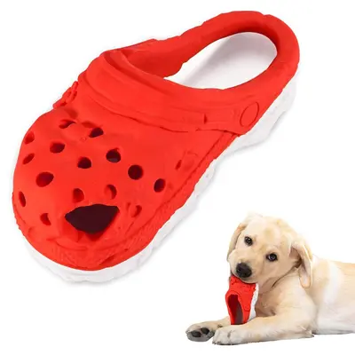 Rubber Dog Toy with Teeth Cleaning and Treat Dispensing, Bite-Resistant - 10