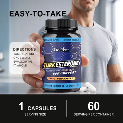 DOCTEAT Body Recovery Capsules, Daily Supplement for Energy and Strength