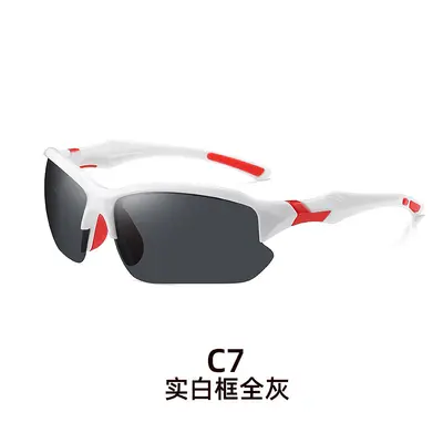 Factory cross-border open Europe and American style fashion cool fashion sports glasses night vision dimming driving and cycling sunglasses - 7
