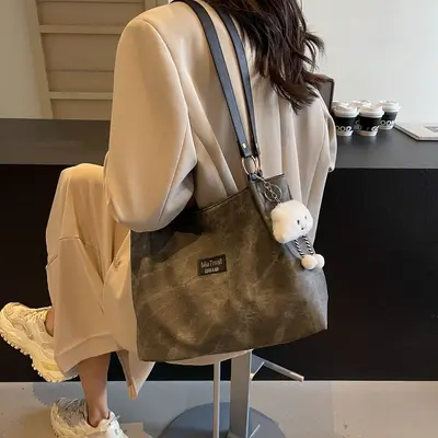 Women's Large-Capacity Tote Bag, Underarm Single Shoulder Style - 6