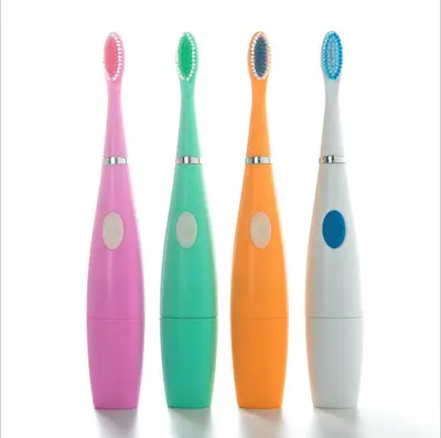 Waterproof Sonic Electric Toothbrush with 3 Replacement Brush Heads