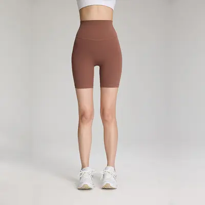 Women's High-Waisted Three-Quarter Leggings, Antibacterial Butt-Lifting - 7