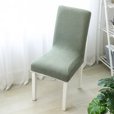 Polar polar high elastic chair covers, corn velvet half chair covers, thickened hotel dining table and chair covers cross-border supply - 11