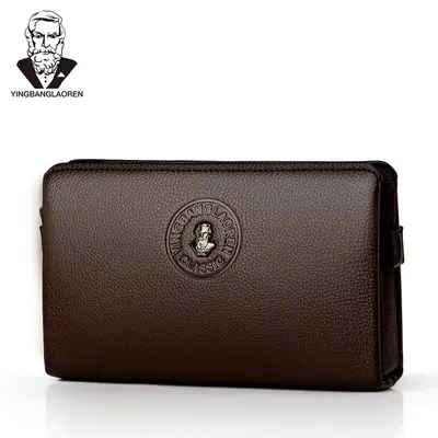 Men's Business Clutch Bag with Password Lock, Large Capacity - 2