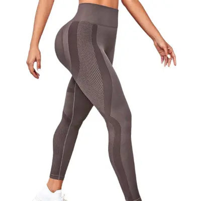 High-Waist Seamless Peach Butt Yoga Pants for Women - 6