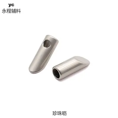 3.5mm Zinc Alloy Metal Drawstring Cord End Lock, for Pant Cords