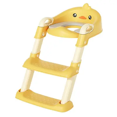 Kinder-WC-Treppenhocker mit Toilettensitzaufsatz - 6