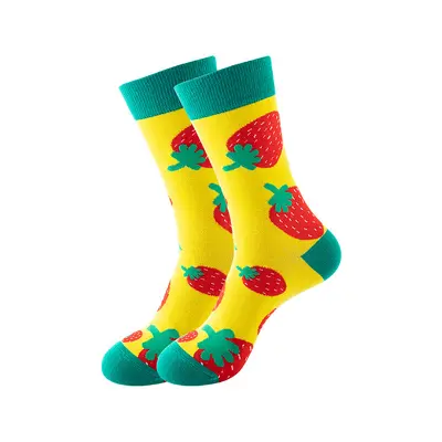 Cross-border new style personalized mid-calf cotton socks autumn and winter European and American socks men and women export fashion socks Amazon socks wholesale - 13