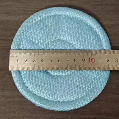 Cleaning Mop Cloth Replacement for Robot Vacuum Cleaners - Round Fish Scale Design, Strong Water Absorption, Water Stain Removal Consumable