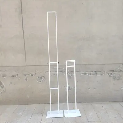 H-Shaped Iron Portrait Stand with Square Tube for KT Board Display