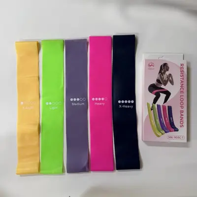 Colorful Yoga Resistance Loop, Unisex Strength Training Band - 7