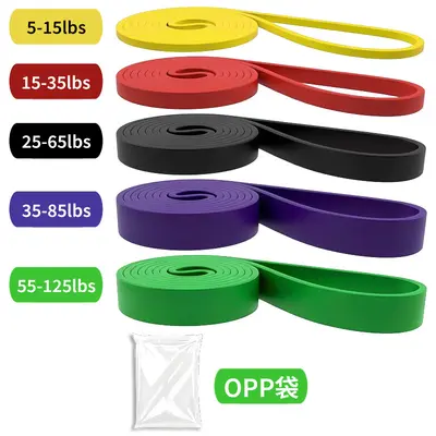 Fitness elastik bandı, direnç bandı, güç antrenmanı destek bandı, elastik ip, kol inceltme streç bandı, spor fitness bandı - 11