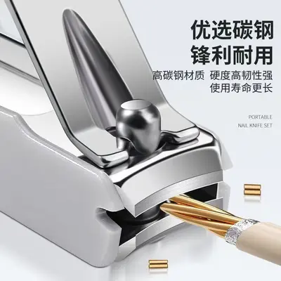 Splash-Proof Nail Scissors Set for Men and Women, Manicure Tools