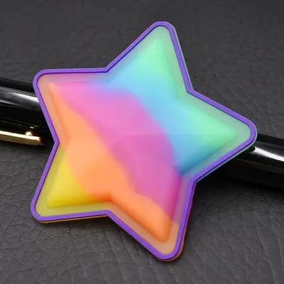 PVC Rubber Label, Silicone Badge for Clothing and Shoes