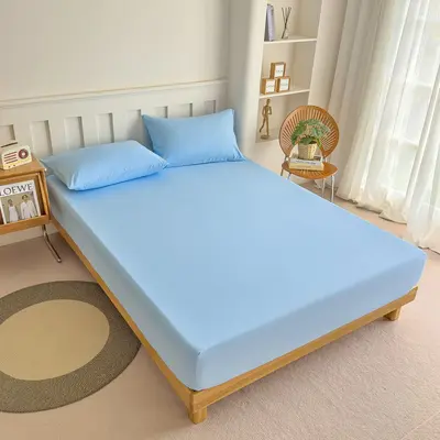 Sınır Ötesi Kalın Tüylü Fitted Sheet Çarşaf Su Yıkamalı Yatak Örtüsü Yatak Takımı Yatak Koruyucu Isıl Transfer Baskılı Özel Tasarım Kaynak Fabrika Toptan Satış - 9