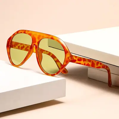 Radsportbrille mit großem Rahmen, Cyberpunk-Design im Y2K-Stil - 6