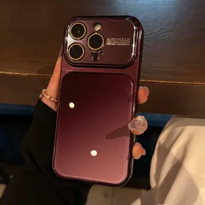 Handyhülle für Apple iPhone 18 Pro Max, 3D-Kontrastfarben, großes Sichtfenster, stoßfest