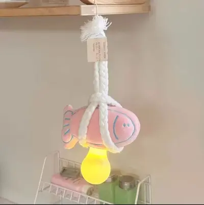 Little Fish Night Light, LED Bedside Lamp for Children's Room - 8