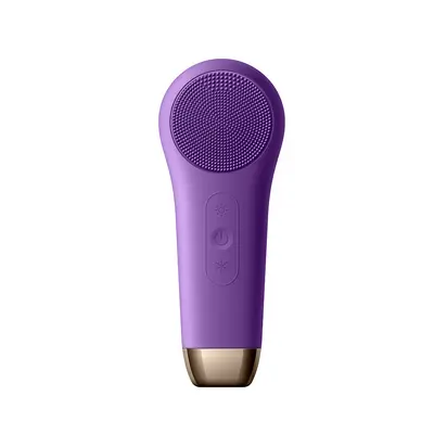 New Cross-Border Hot and Cold Electric Face Cleanser Silicone Face Wash Pore Cleansing Brush Skin Rejuvenation Waterproof Makeup Remover Skin Beauty Instrument - 12