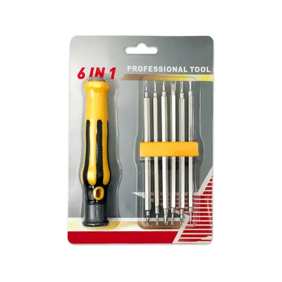 6-in-1 Powerful Magnetic Y-shaped Plum Blossom Triangle Multi-functional Household Disassembly Screwdriver 12-in-1 Screwdriver Set - 7