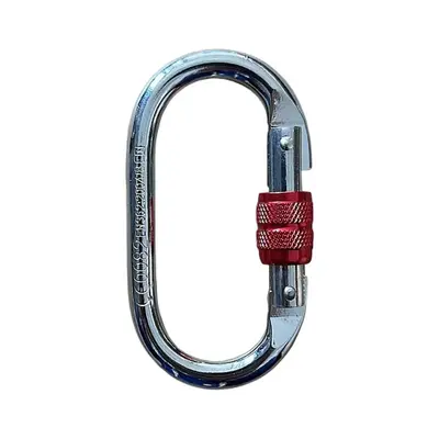 Air Yoga Hammock, Red, with D-Type Load-Bearing Automatic Lock Carabiner - 7