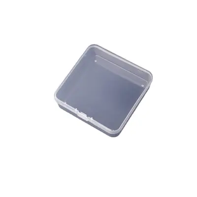 4cm6cm kare pp plastik kutu yarı saydam takı kırtasiye ürün ambalaj kutusu küçük nesne kutusu parça kutusu - 6