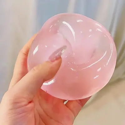 Kiraz Çiçeği Pembe Hindistan Cevizi Yağlı Sıkıştırmalı Stres Oyuncağı