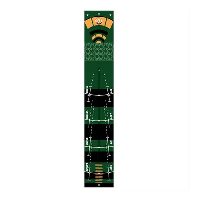 Indoor Golf Putting Mat and Hitting Practice Device