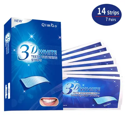 3D WHITE Teeth Whitening Strips, 7 Pouches 14 Pieces - 7