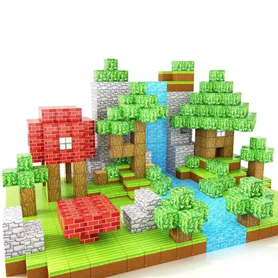 Magnetic Building Blocks, Hell Portal Design, Educational DIY Toy - 4