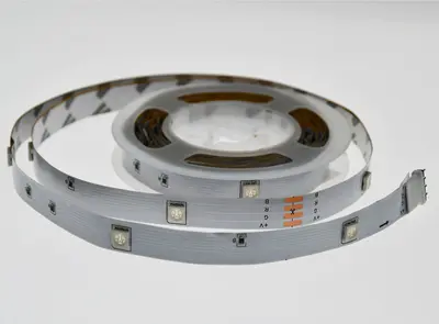 5V RGB LED Strip 5050, Color-Changing, Self-Adhesive, Flexible - 9