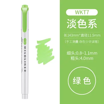 Zebra WKT7 Highlighter Set, Pastel Colors - 9