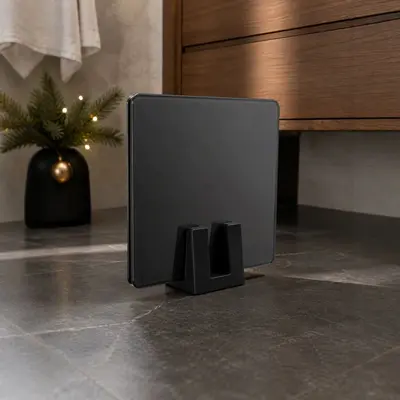 3D Xiaomi Personenwaage mit Aufbewahrung, doppeltem Ständer, bohrloch-frei, freistehend, Badezimmer-Körperfettwaage, Standgestell, Haushalt, platzsparend - 4