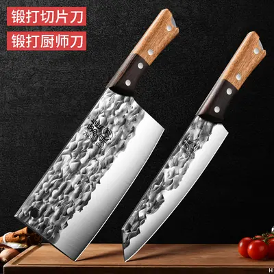 Longquan mutfak bıçağı seti, dövme, profesyonel - 10