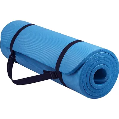 Kaymaz Sünger Fitness Yoga Matı, Taşınabilir, Kalın, Darbe Emici, Ev ve Spor Salonu