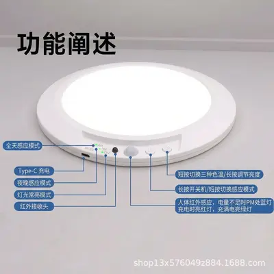 Wireless Magnetic Infrared Motion Sensor Hallway Ceiling Light