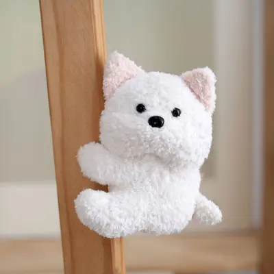 Plüsch-Clip-Figuren Schweinchen und Hündchen für Bildschirmdekoration - 7