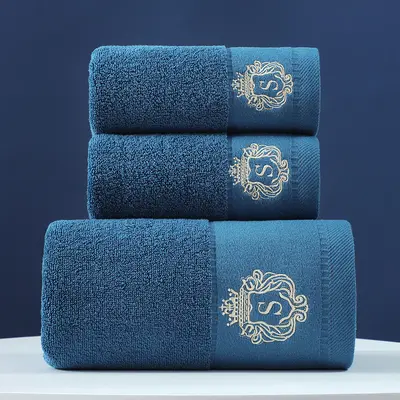Cotton towel gift set, three-piece, bath towels - 2