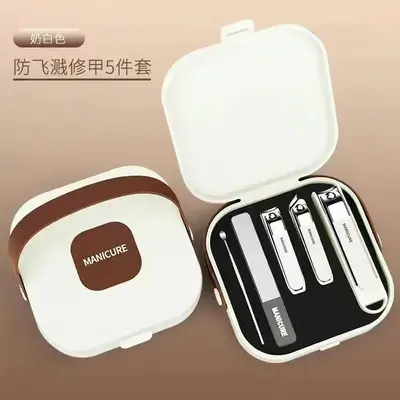 Nail clipper set, stainless steel, portable - 7