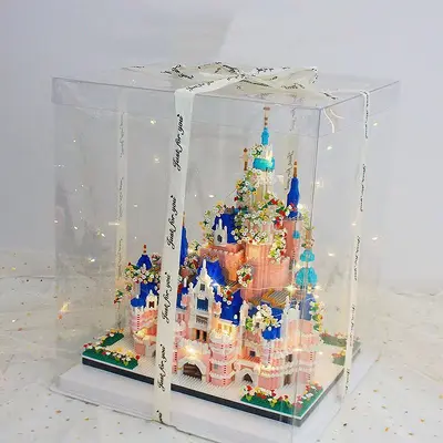 Rüya Prenses Kalesi Yapı Blokları Seti, Eğitici Puzzle Modeli, Kız Çocuk Hediyesi - 5