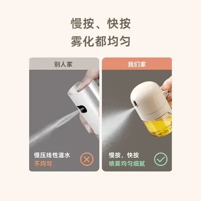 Food-grade oil spray bottle, atomizer, leak-proof