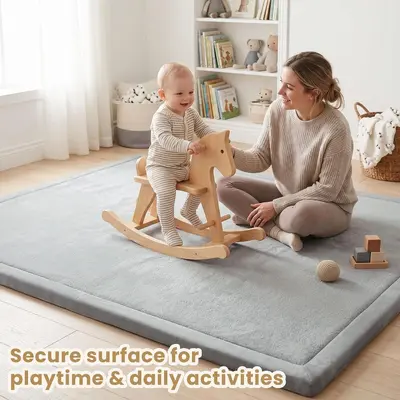 Sınır ötesi kalınlaştırılmış sünger yer minderi, Japon tarzı oturma odası yer yatağı tatami yumuşak minder, kalın model, düşmeye karşı korumalı çocuk emekleme minderi